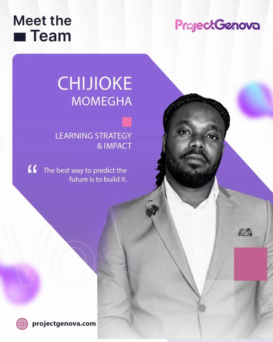 Chijioke Momegha, Learning Strategy & Impact