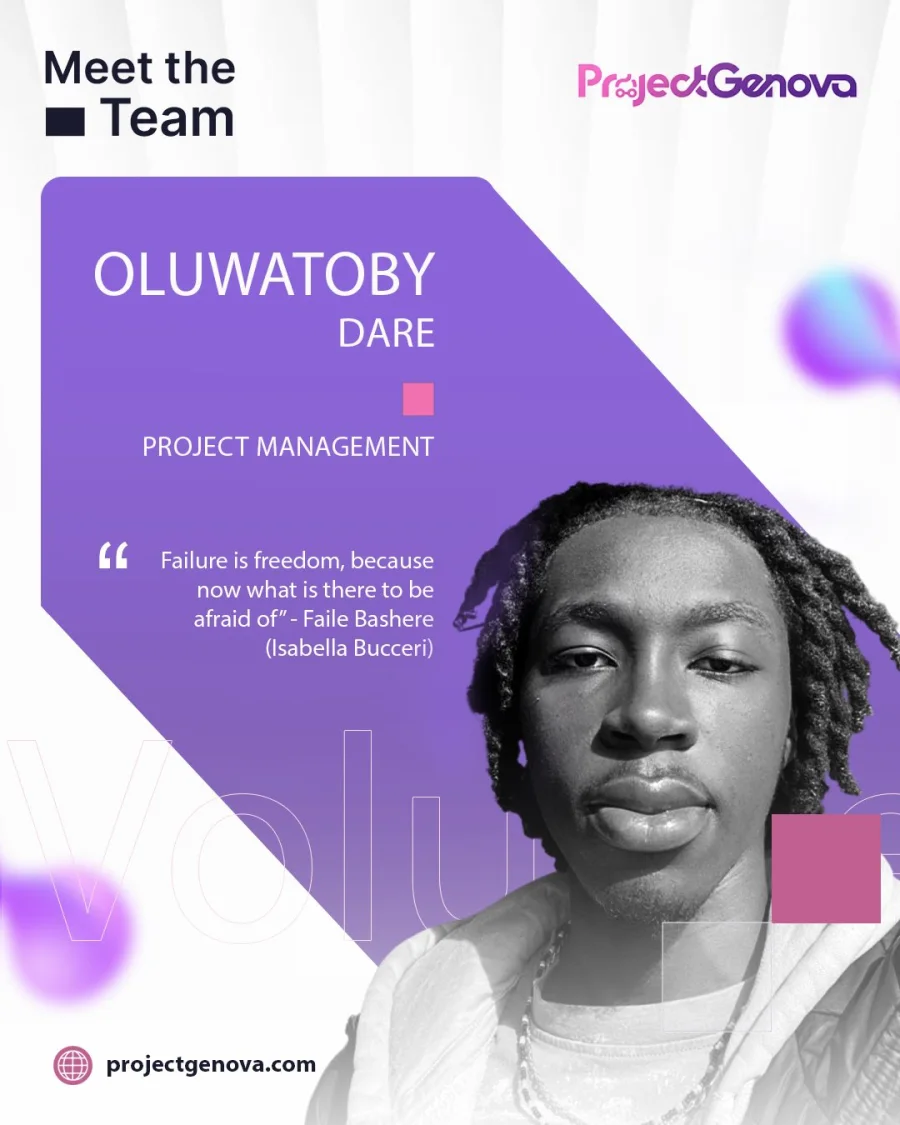 Oluwatoby Dare, Project Management